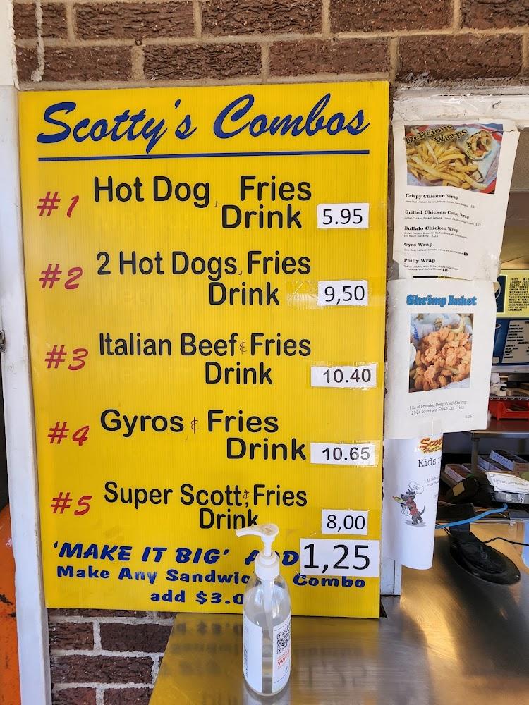 Scotty's Hot Dog Stand Menu image 4